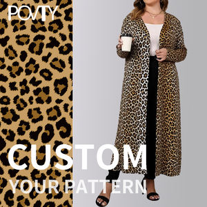 POVTY Custom Women's Plus Size Long Cardigan Buttery Soft Open Front <strong>Duster</strong> <strong>Coat</strong> <strong>Lightweight</strong> Fall Outwear Layering Sweater <strong>Coat</strong> - Product Image 3