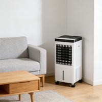 Ventilateur de refroidissement mobile à 3 vitesses, ventilateur de climatisation domestique à eau avec télécommande et fonction de minuterie