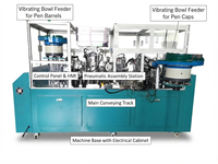 Machine de remplissage et d'assemblage de stylos à encre liquide entièrement automatique avec une efficacité de production élevée, garantie 1 an