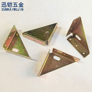 Support d'angle en fer épaissi pour lit, support de meubles, équerres latérales gauche et droite - Product Image 4