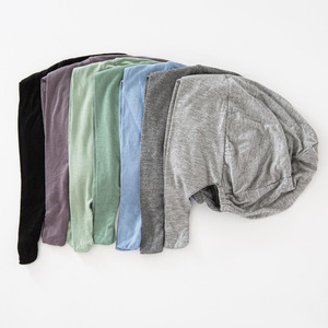 Usine Solide Islamique Sous-Écharpe Hijab Casquette Modal Intérieur Hijab Réglable Sous-Caps Turban <span class=keywords><strong>Bonnet</strong></span> Casquette Musulmane Femmes - Product Image 2
