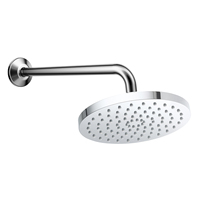 Pommeau de douche de salle de bain en laiton à débit élevé, à sortie unique, style linéaire simple, effet pluie, moderne coréen, accessoires de robinetterie