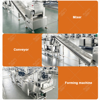 Machine automatique de découpe de barres de noix, machine à mouler les barres de granola, machine de production de barres de céréales