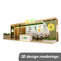 Stand d'exposition IZEXPO à montage rapide en 30 minutes, stand d'exposition facile à construire, stand d'exposition en bois, stand d'exposition sur mesure