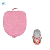 Étui de transport pliable universel pour casque audio, léger et portable, en EVA rigide, avec option de logo personnalisé et fermeture éclair