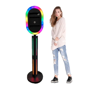 ตู้ถ่ายรูปวินเทจแบบกำหนดเองสำหรับ iPad พร้อมเคสและหน้าจอสัมผัส LED รุ่น Salsa 2 สำหรับกล้อง DSLR และ iPad - Product Image 1