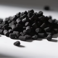 Catalyseur à base de charbon en bois noir de haute qualité Charbon actif au palladium Coque de noix de coco Charbon actif pour produits chimiques en papier
