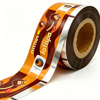 Rouleau de film laminé haute barrière résistant à l'humidité de qualité alimentaire personnalisé pour l'emballage de barres protéinées, de bonbons et de chocolat