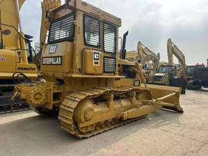 Б/у гусеничный бульдозер CAT D6D, 17,5 тонн, 140 л.с., с отвалом 3,6 м³, оригинальный двигатель <span class=keywords><strong>Caterpillar</strong></span>, тяжелый бульдозер для горнодобывающей промышленности - Product Image 4