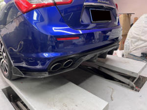 Diffuseur arrière en Fiber de carbone de haute qualité pour <span class=keywords><strong>Maserati</strong></span> Ghibli 14-23 mise à niveau pare-chocs arrière aileron de lèvre arrière BodyKit - Product Image 6