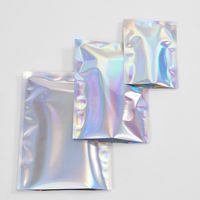 Distributeur de papier aluminium imprimé coulissant, sac Ziplock métallique givré pour cigares avec fenêtre transparente avec Cutter.