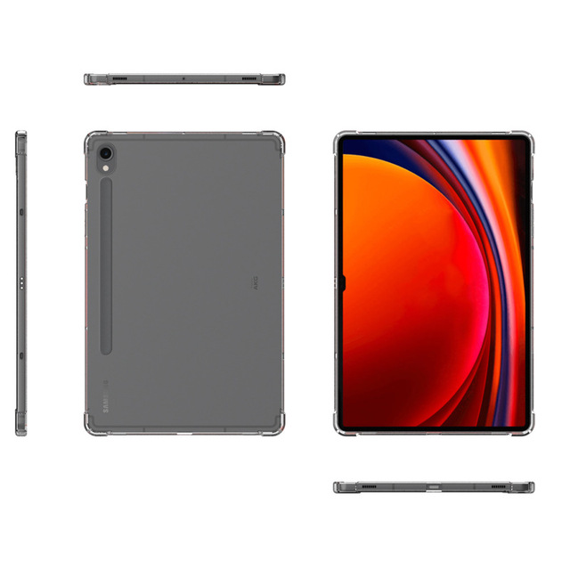 Transparent Soft TPU Case with Anti-drop Airbag Tablet Cover for Samsung Tab S8 2022 11" SM-X700 X706 Tablet Case Cover Shell