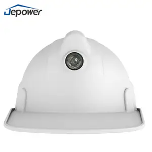 อาคารสมาร์ทฮาร์ดหมวกสนับสนุน Wifi/ 4กรัม/3กรัมสร้างขึ้นใน32กรัมสมาร์ทความปลอดภัยหมวกอัจฉริยะฮาร์ดด้วยกล้องและไฟ Led สีขาว