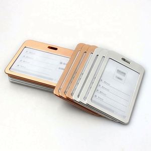 ที่ใส่บัตรธุรกิจ/บัตรประจำตัว ทำจากอลูมิเนียมอัลลอย ทนทาน แฟชั่น ทันสมัย พร้อมโลโก้สั่งทำได้ ขายส่ง - Product Image 1