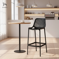 Tabouret de bar stable EaseNeat pour la maison, design simple, antidérapant, durable, adapté aux bars, aux cafés et aux restaurants