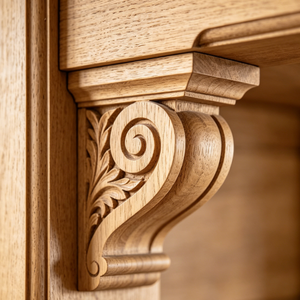 Ménsulas de Madera Maciza de Diseño Moderno, Estilo Clásico de Mediados de Siglo, Rústicas, de 9 Pulgadas, Superficie Lisa, Duraderas, Ecológicas, Fáciles de Instalar, Ideales para Hoteles - Product Image 2