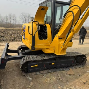 Excavadora Usada Komatsu PC56 PC60 6 Toneladas 5.6 Toneladas Excavadora de Segunda Mano con Pocas Horas de Trabajo Mini Excavadora Usada con Motor Original - Product Image 5