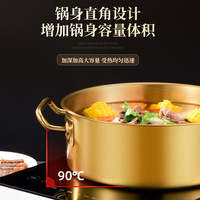 Olla Eléctrica de Acero Inoxidable Zunck para Cocina de Inducción, Olla Caliente China Dividida, Fondue Chinoise, Calentador de Comida
