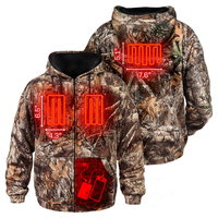 Veste de travail chauffante d'hiver pour homme, personnalisable, camouflage, rechargeable, 5V, Mydays Outdoor, softshell
