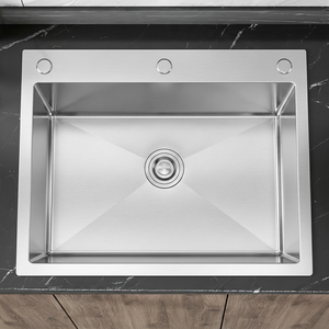 Évier de cuisine en acier inoxydable 36 pouces, grand bac unique - Product Image 1