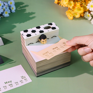 Bloc-notes 3D Football Star, <span class=keywords><strong>Calendrier</strong></span> de Bureau Football, Papeterie Sportive, Décoration Maison et Bureau, Cadeau de Luxe pour Homme et Garçon, Anniversaire - Product Image 2