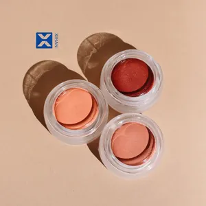 Custom Private Label Multipurpose Matte Cream Lipstick Blush High Quality Vegan Lip & Cheek Cream Powder Blush