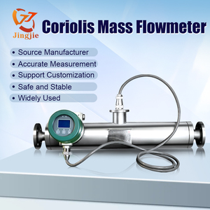 Jingjie Hoge Precisie Roestvrijstalen Massastroommeter Rechte Buis Met Flensverbinding Oem Aanpasbaar Voor Oliemedium - Product Image 3