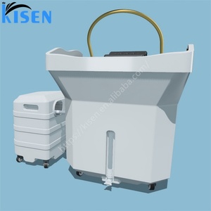 Kisen Nouveau Design Équipement de lavage de cheveux mobile portable avec bac et réservoir d'eau de 60L et réservoir d'eau de 18L en promotion - Product Image 5