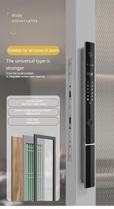 Extérieur étanche Ttlock Tuya Wifi APP serrures intelligentes porte en aluminium électrique Code numérique empreinte digitale serrure de porte coulissante verre <span class=keywords><strong>D2</strong></span> - Product Image 5