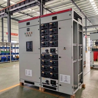 Armoire de distribution basse tension triphasée 400V 50Hz, panneau de commutation LV, type GGD, boîte de distribution d'énergie, utilisation en intérieur, IP55