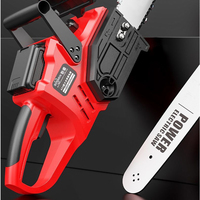 Outils électriques 42V tronçonneuse sans brosse Machine de découpe de bois batterie au Lithium Portable 16 pouces élagage grande scie à chaîne