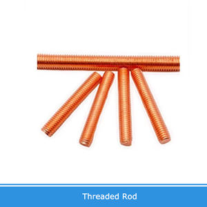 T2 מוט הברגה סגול נחושת/מוט בורג נחושת אדום m4 m5 m6 m8 m10 m12 ברים הברגה 30 40 50 60 80 90 100 200 מ "מ אורכי - Product Image 2