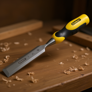 Cincel para madera Stanley de 25 mm con mango ergonómico para tallado de precisión - Product Image 3
