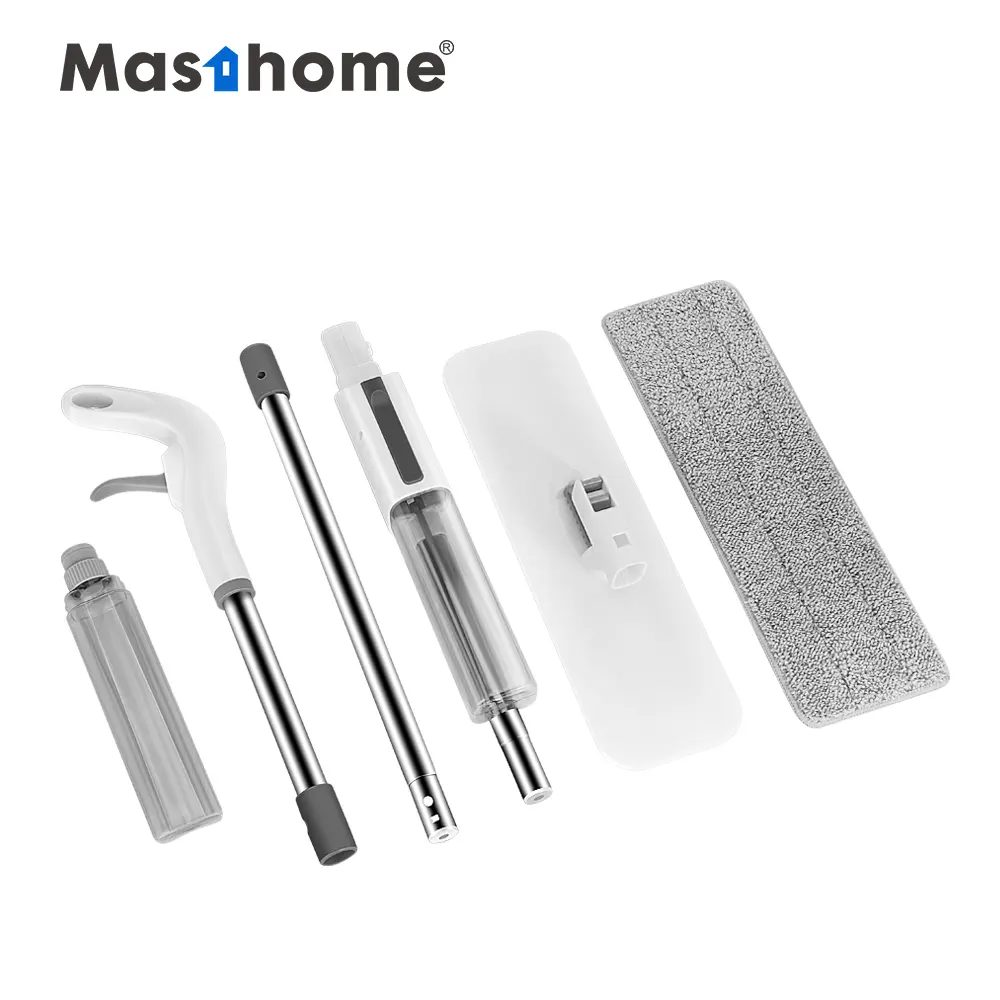 Masthome2020の新しく工場でカスタマイズされたマイクロファイバースピンフラットマジッククリーニング効率的なスプレーモップ使いやすい