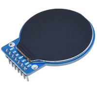 Modul Layar LCD TFT Bulat 1,28 Inci RGB 240x240 Driver GC9A01 Antarmuka SPI 4 Kawat