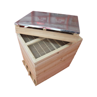 Venta caliente Langstroth National Beehive Dos capas 8/10 Marcos Madera Apicultura Bee Hive Honey Comb Bee Boxes para la venta