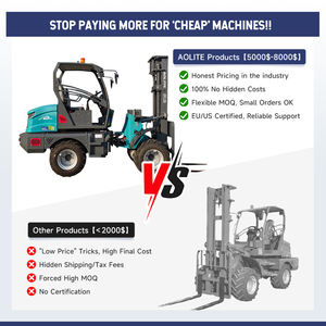 משלוח מפעל 4 x4 כל השטח מלגזה 2.5 טון איכות טובה שטח קשה מלגזה - Product Image 2