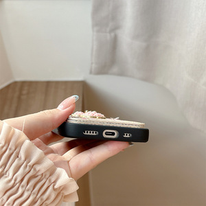 Phim Hoạt Hình Hàn Quốc Chuột Chủ Thẻ PU Kết Cấu Điện Thoại Trường Hợp Đối Với iPhone 17 Pro Max Thời Trang Đơn Giản Thiết Kế iPhone Bìa Cho 15 Cộng Với 16 - Product Image 4