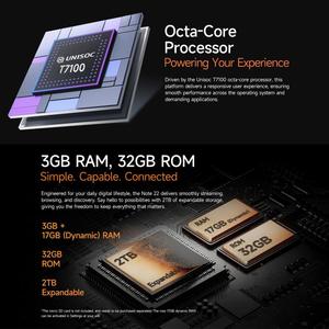 Ulefone <span class=keywords><strong>Note</strong></span> <span class=keywords><strong>22</strong></span>, 3 Go + 32 Go, téléphone mobile Android 16 pas cher, 4G, prix abordable, smartphone, dropshipping, usine - Product Image 6