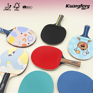 OEM fabbrica diretta ad alto assorbimento degli urti elastico ad alta velocità Spin lama da ping pong con fibra di carbonio - Product Image 2