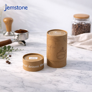 Emballage en tube de carton recyclable de qualité alimentaire pour snacks, épices, artisanat, sel de bain, café, tube en papier pour le stockage des aliments, design personnalisé - Product Image 4