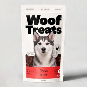 OEM/ODM Customizable Stand Plastic Pouch for <b>Pet</b> Food Packaging Food Grade BOPP/VMPET/PE Zipper Top Smell Proof Wholesale - Product Image 2