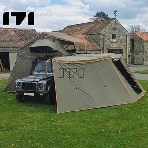 Tente Jeep facile 270, camping-car, remorque latérale, tente dacrromat, auvent d'extérieur à 4 pôles pour nettoyer Coolongatta, nouvelle limite Queensland