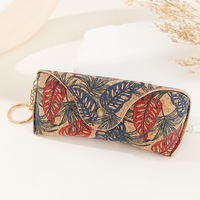 Pochette de rangement vintage imprimée en liège, étui léger et portable pour cosmétiques et rouges à lèvres, idéal pour les voyages