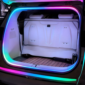 Bande lumineuse LED RGB universelle de 4 m pour coffre, éclairage <span class=keywords><strong>d</strong></span>'ambiance, <span class=keywords><strong>d</strong></span>écoration, éclairage de coffre arrière - Product Image 6