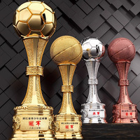Trophées de récompense MVP en résine écologique de luxe de haute qualité, gravés et imprimés UV, pour sports (golf, football), cadeaux promotionnels pour salons professionnels