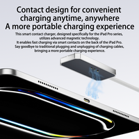 Câble de charge magnétique USB-C mâle vers 3 broches en alliage 35W, chargeur rapide portable pour tablette