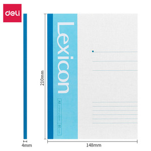 Deli Lexicon Notebook A5 210mm X 148mm 50 Pages Business Office Use - Product Image 1