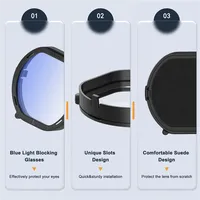 Lunettes magnétiques VR pour PS VR2 Lentille Myopie Lunettes anti bleu Démontage rapide Cadre de protection pour PSVR2 Pièces Accessoires