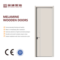 Portes intérieures en bois mélaminé de qualité supérieure, design moderne et écologique, fabricant OEM ODM